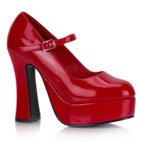 Talons haut  Dolly-50  rouge