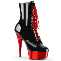 Bottillons Delight-1020 noir/rouge