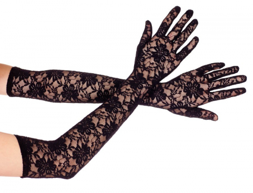 Gants long en dentelle