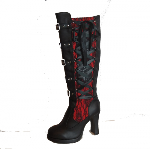 Bottes Talon Demonia plate-forme