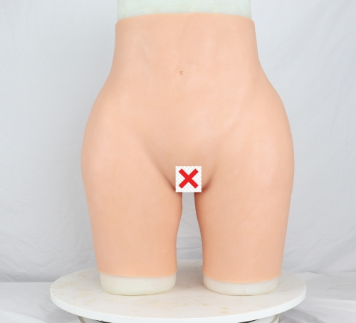 Culotte rembourrée en silicone avec vagin