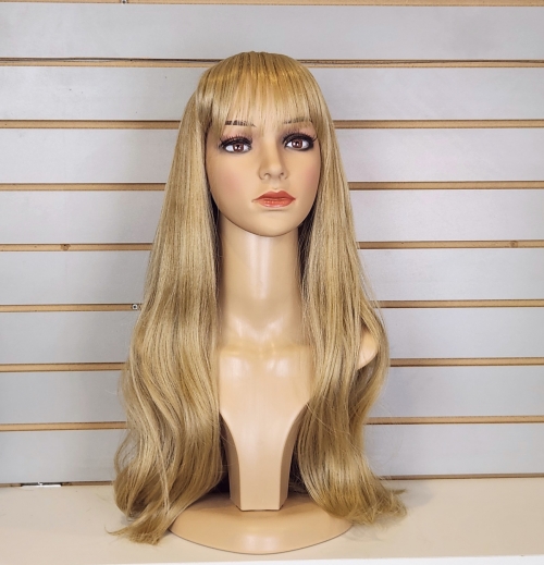 Perruque blonde longue avec vagues